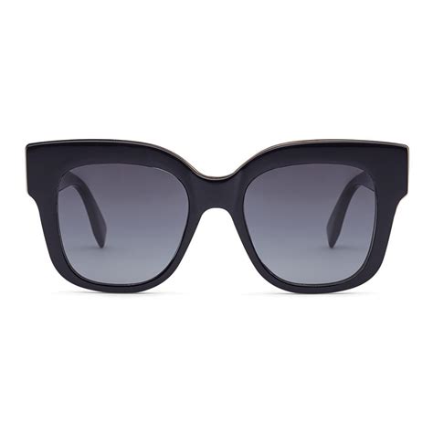 fendi square sunglasses black|Fendi sunglasses prices.